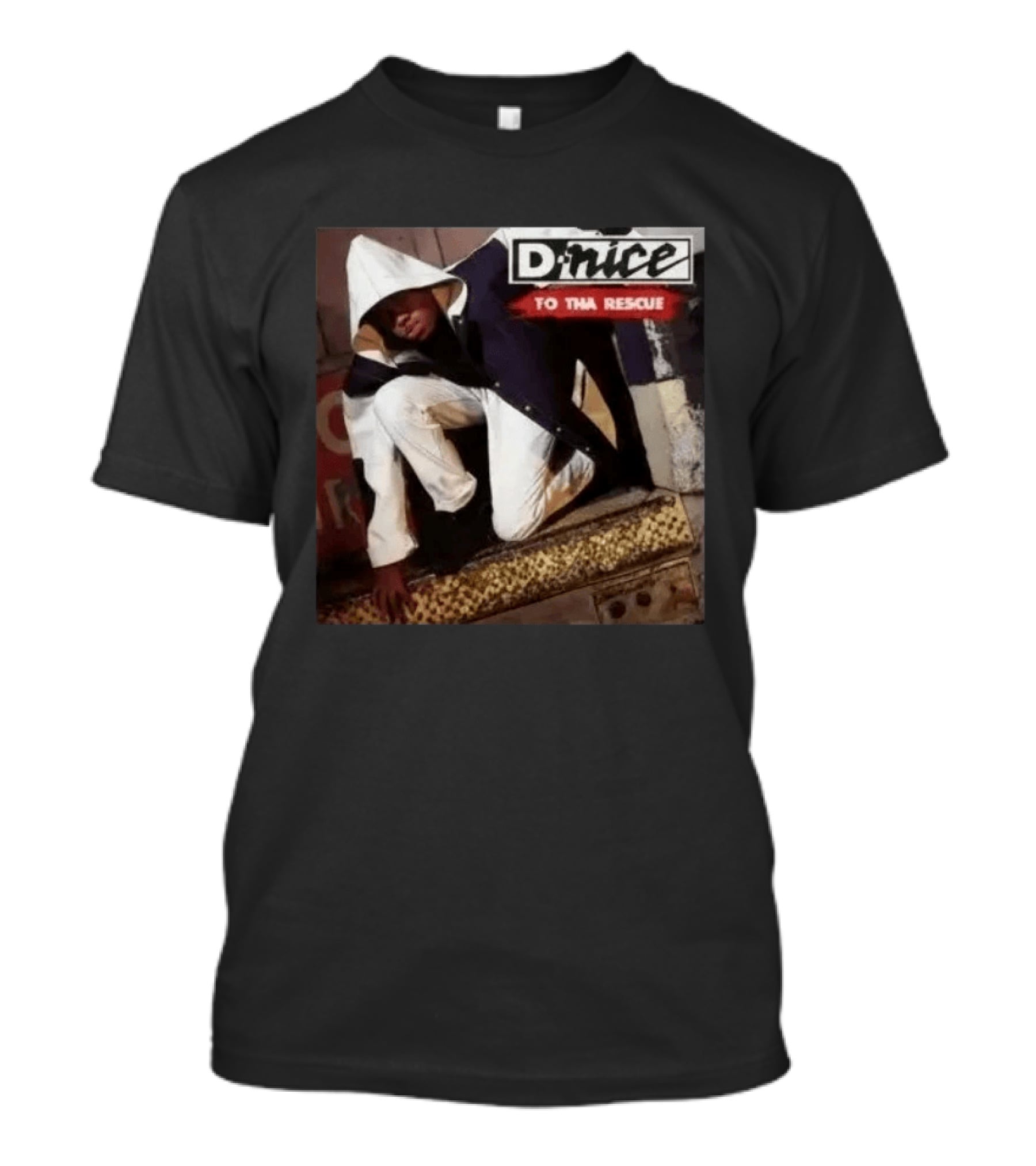 D Nice To Tha Rescue Urban Style Album Cover T-Shirt