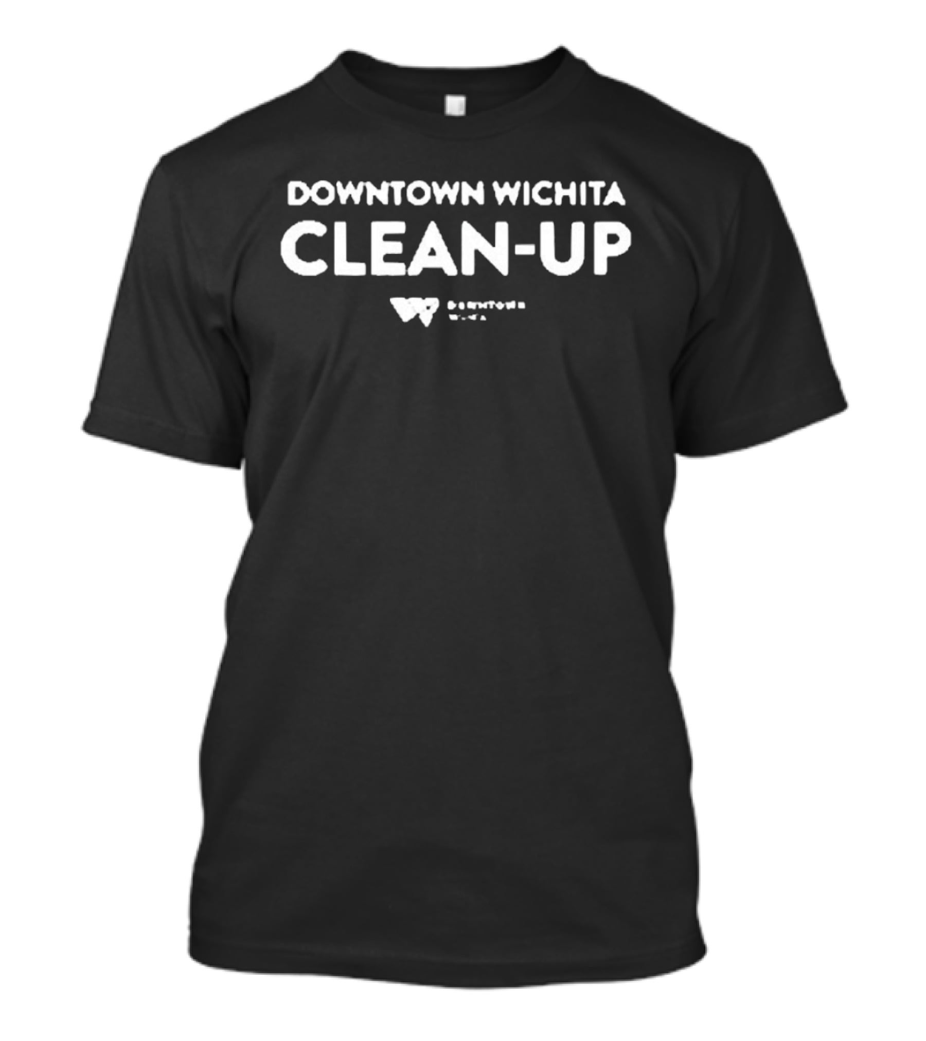 Downtown Wichita Clean Up Event Community Involvement T-Shirt