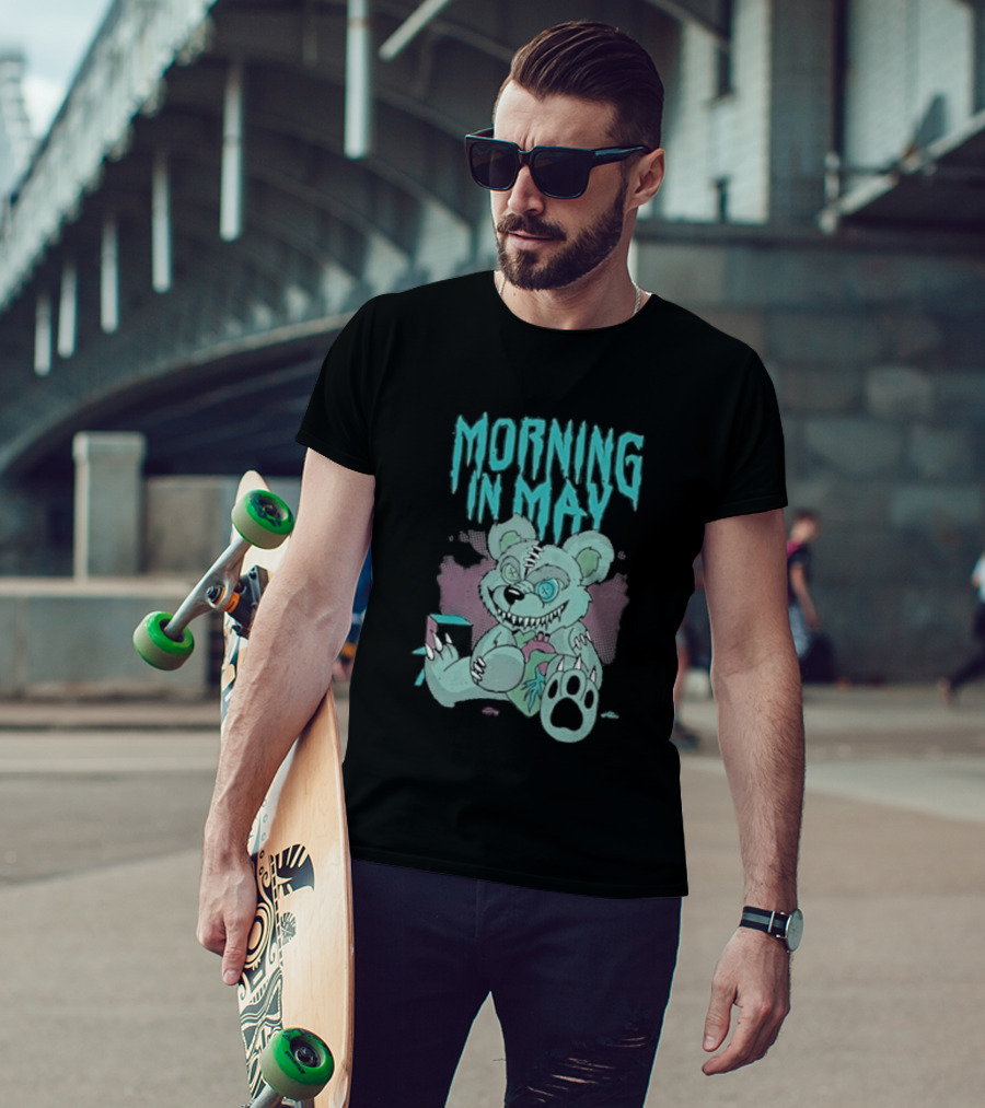 Morning In May Deaddy Bear Pink And Blue Teddy T-Shirt