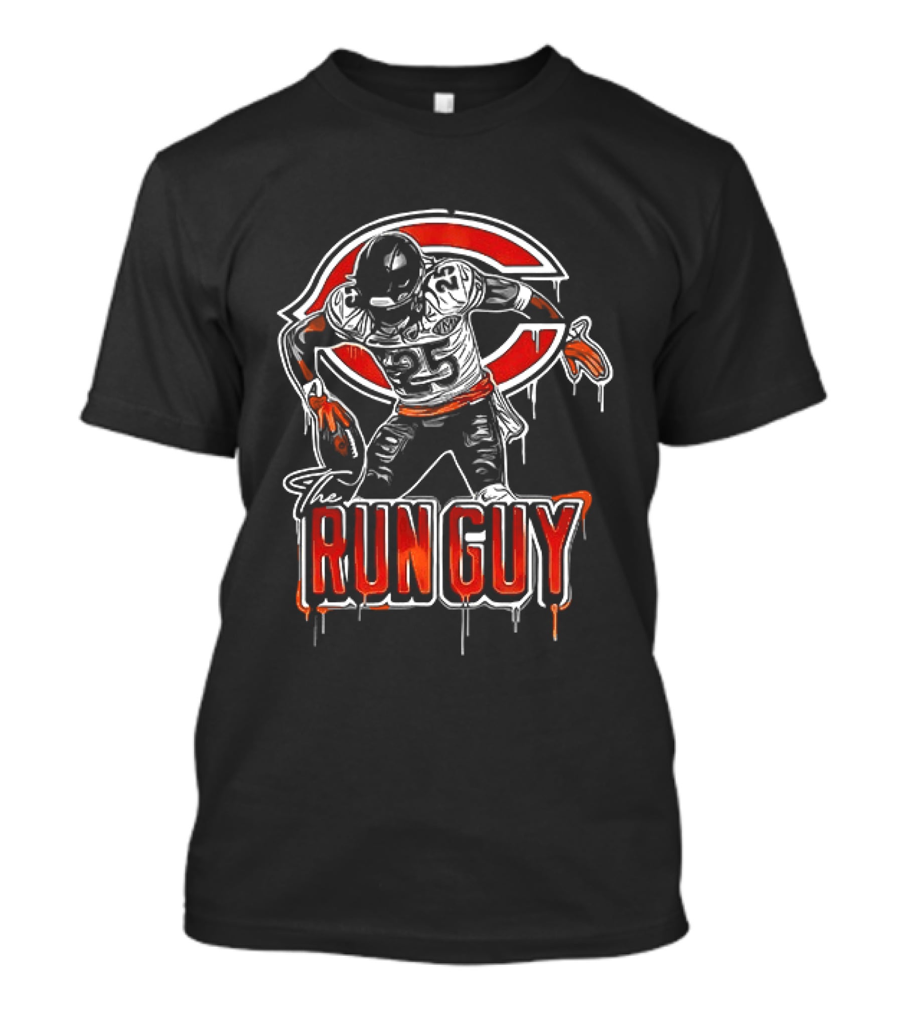 Chicago Bears Football The Run Guy 25 Kyle Monangai T-Shirt