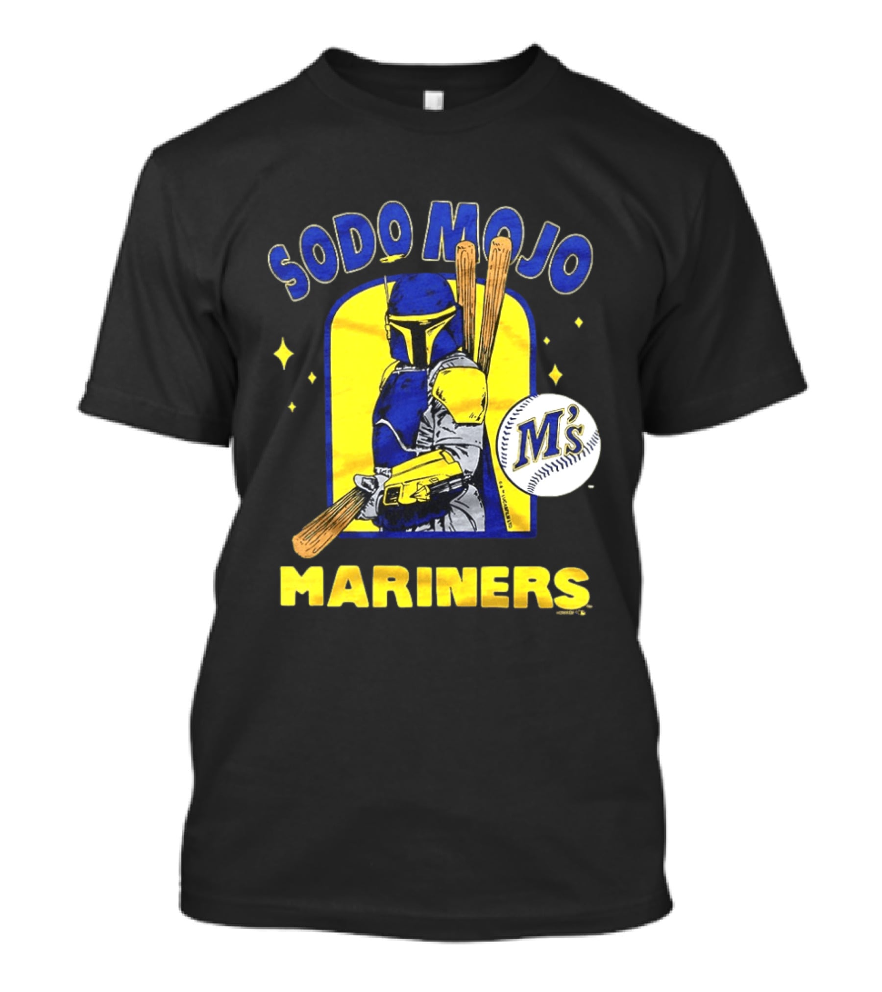 Sodo Mojo Mariners Star Wars M's Baseball T-Shirt