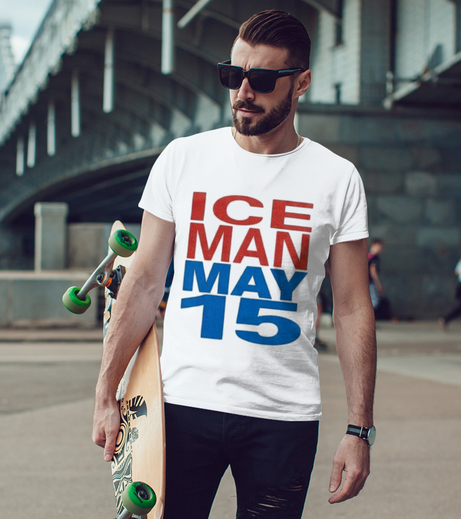 Iceman May 15 Bold Red Blue T-Shirt