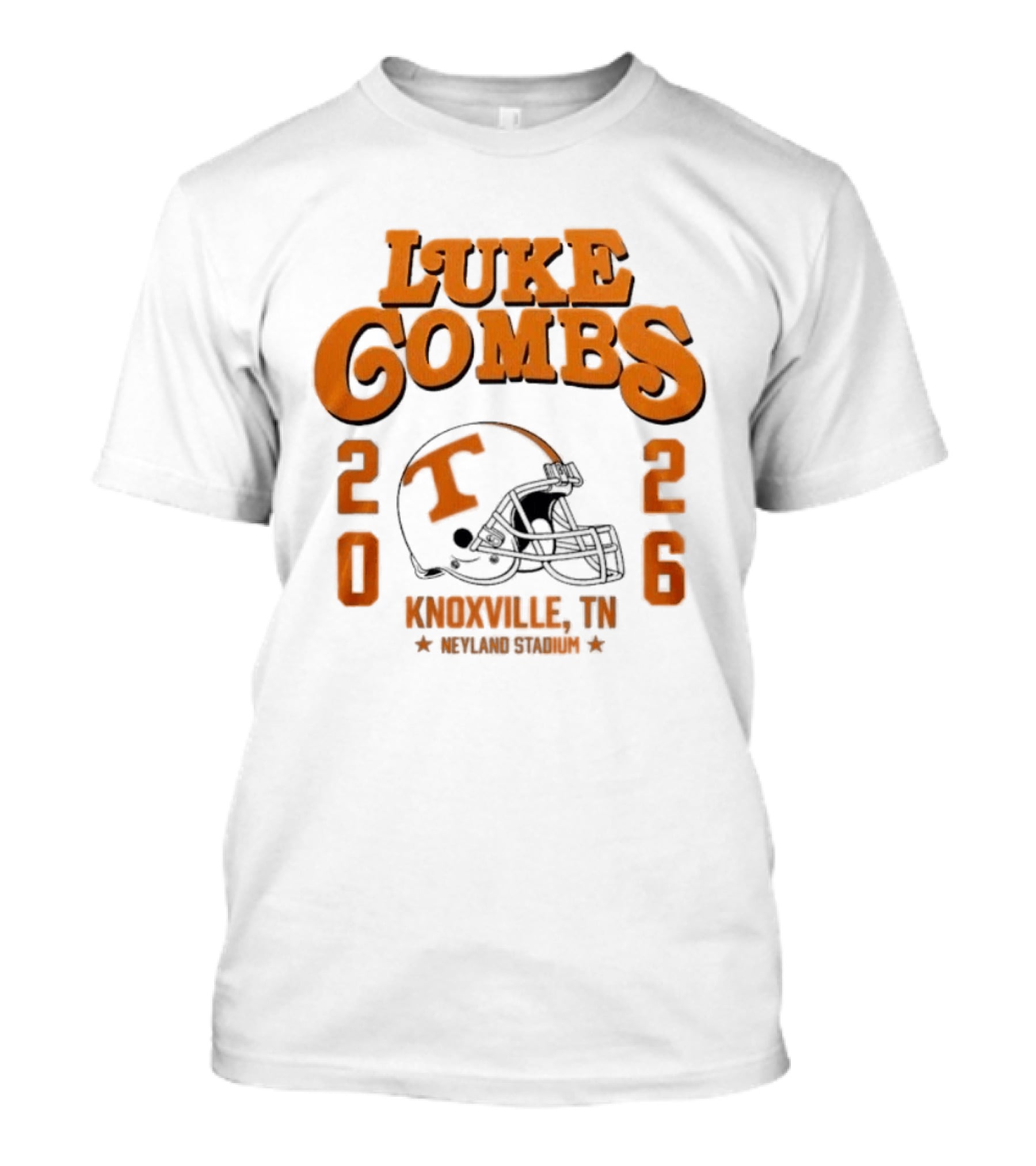 Luke Combs Tennessee Volunteers Knoxville Concert 2026 Stadium Tour T-Shirt