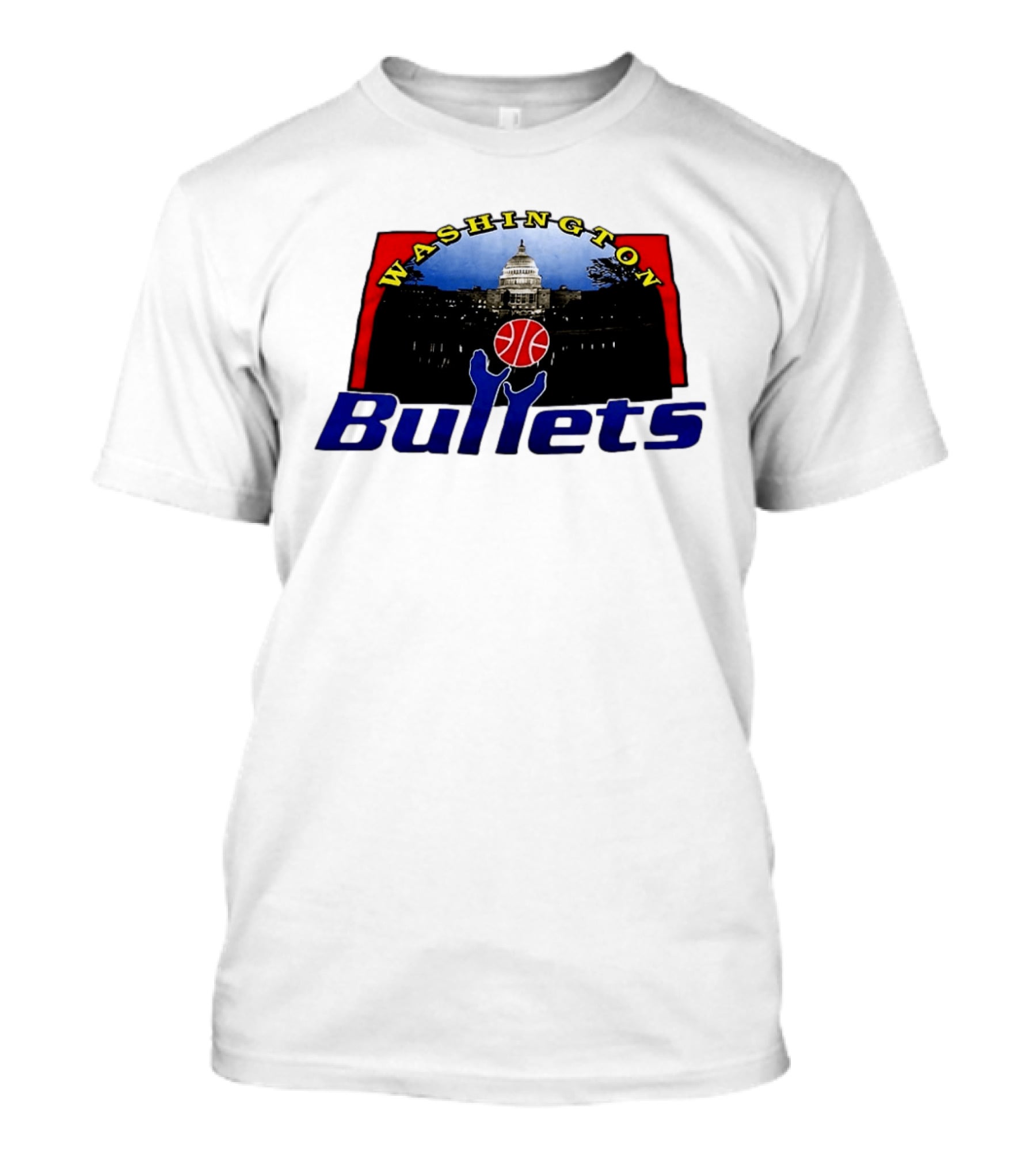Washington Bullets Capitol Basketball T-Shirt