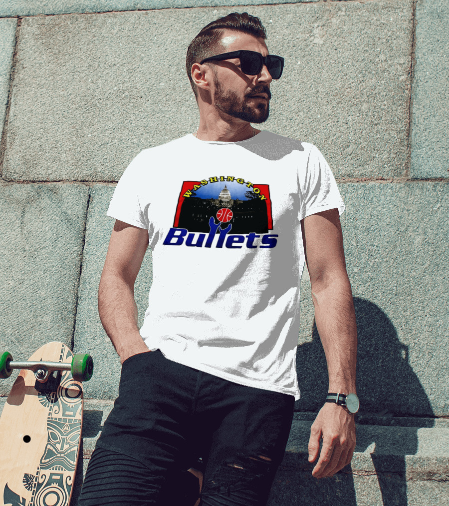 Washington Bullets Capitol Basketball T-Shirt