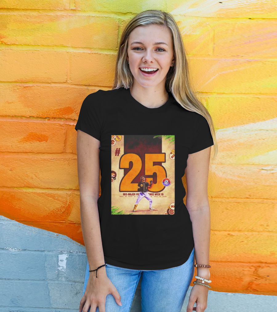 #25 Mid Major Power Rankings Week 10 Bethune Cookman Wildcats T-Shirt