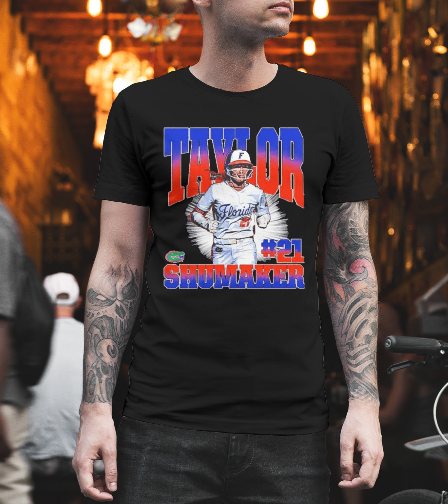 Florida Gators Taylor Shumaker NCAA Softball #21 T-Shirt