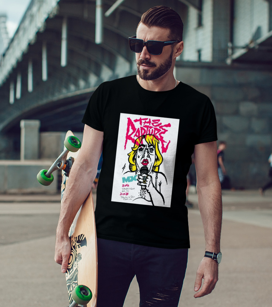 The Rapture 2026 México Tour Art MDX April 23 25 Live Performance T-Shirt