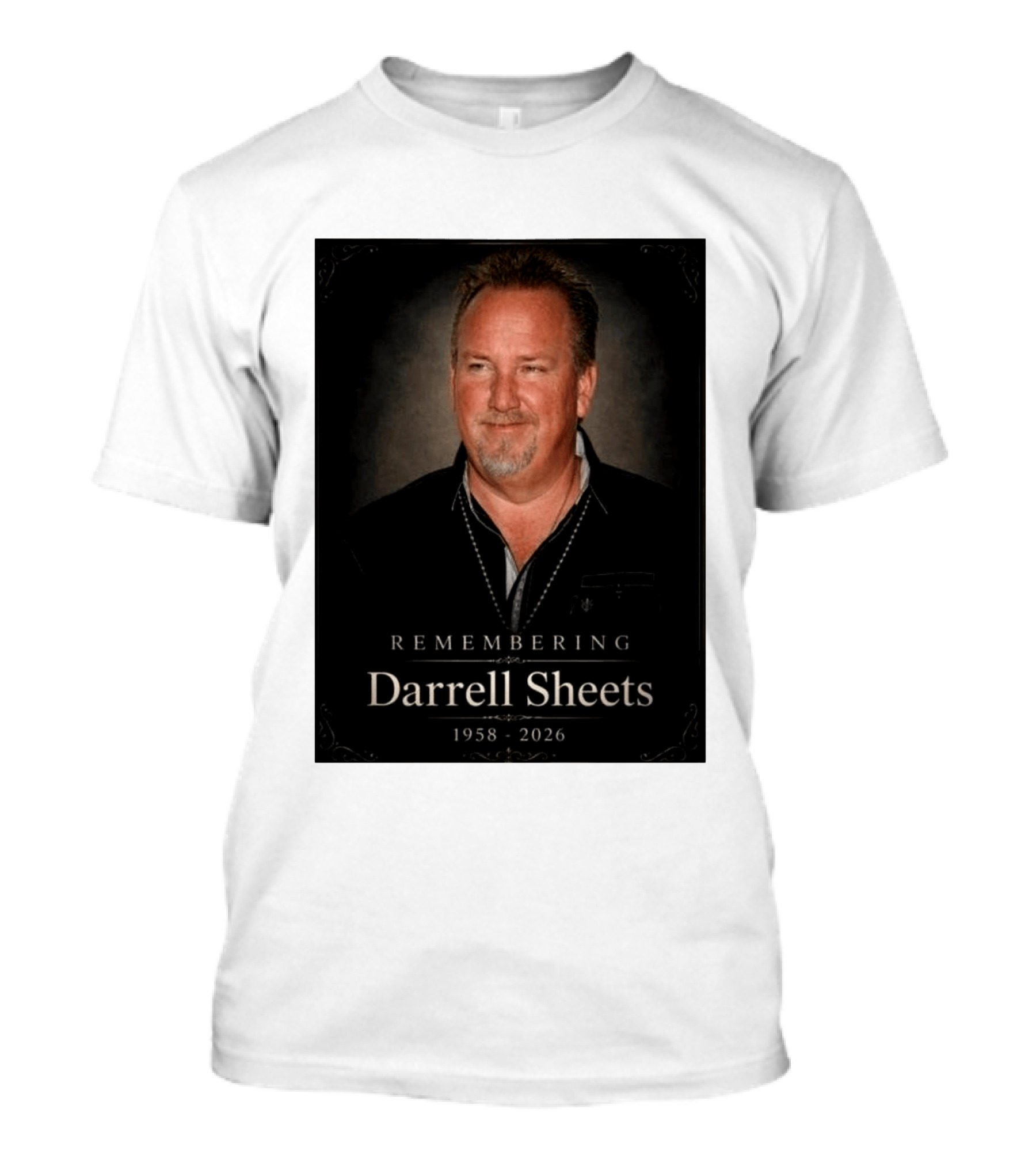 Remembering Darrell Sheets 1958 2026 Memorial T-Shirt
