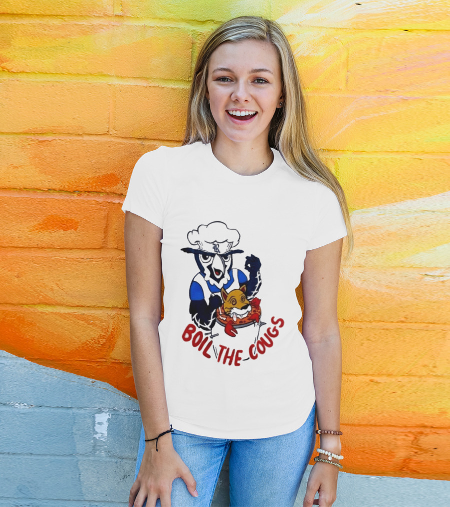 Rice Baseball Owl Cooking Boil The Cougs T-Shirt