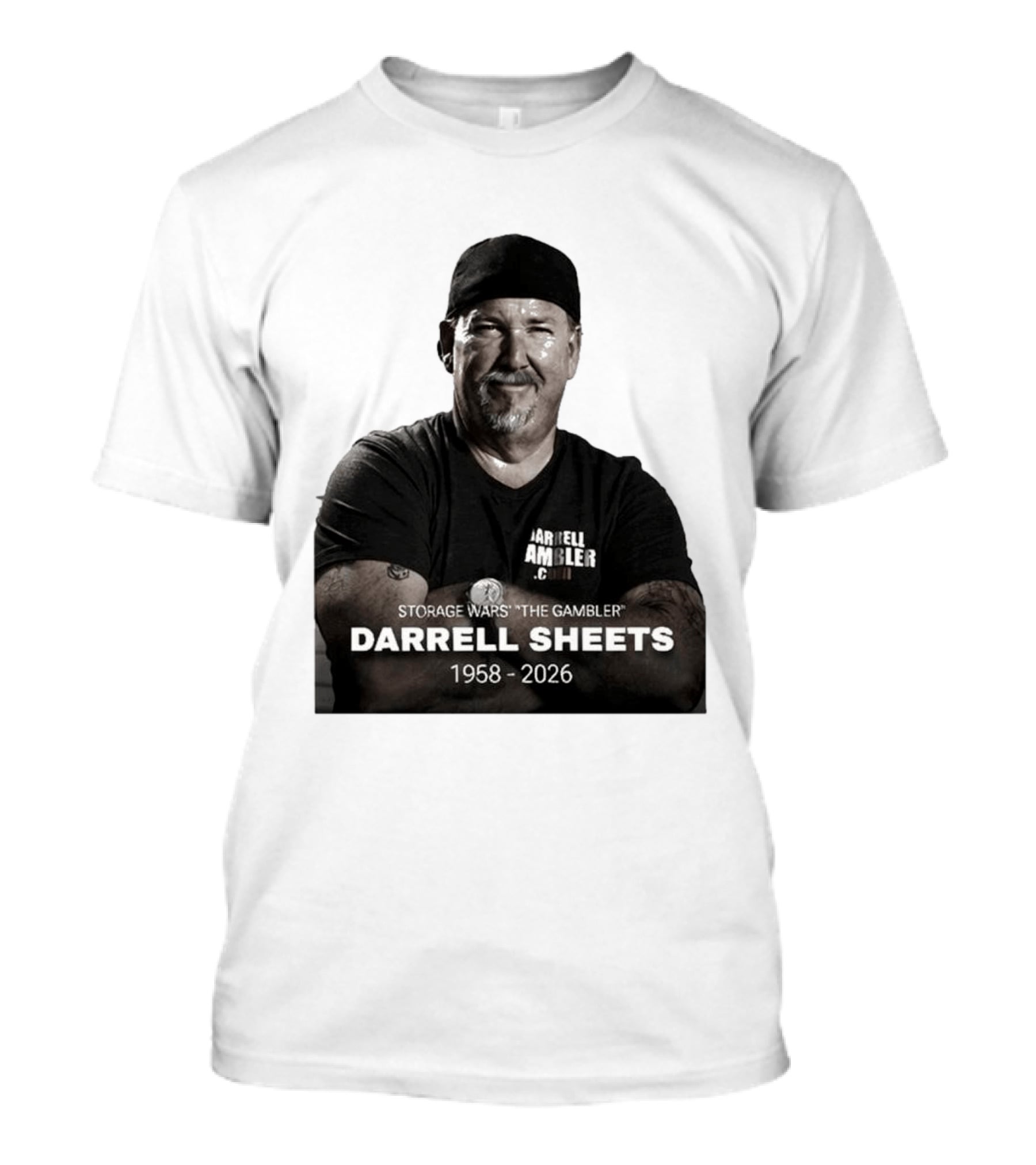 Storage Wars The Gambler Darrell Sheets 1958 2026 T-Shirt