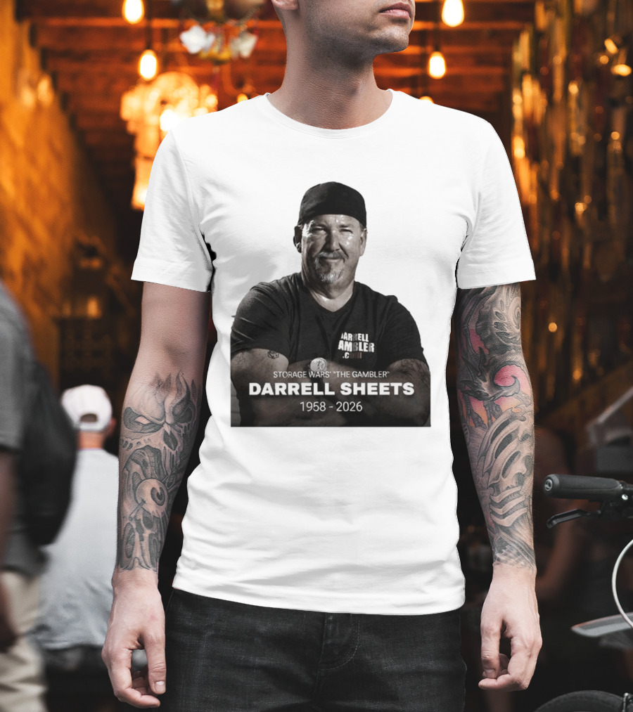 Storage Wars The Gambler Darrell Sheets 1958 2026 T-Shirt