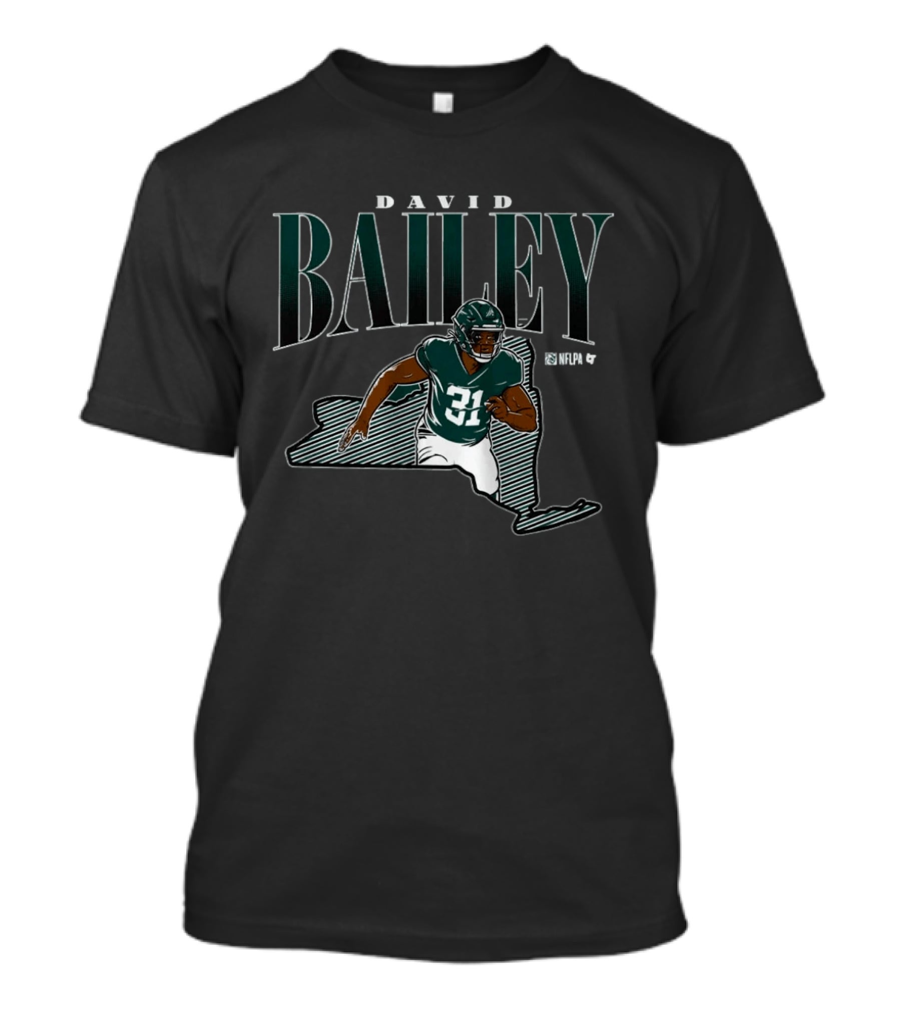 David Bailey New York 31 Player 2026 NFL Draft Prospect New York Jets Lineup T-Shirt