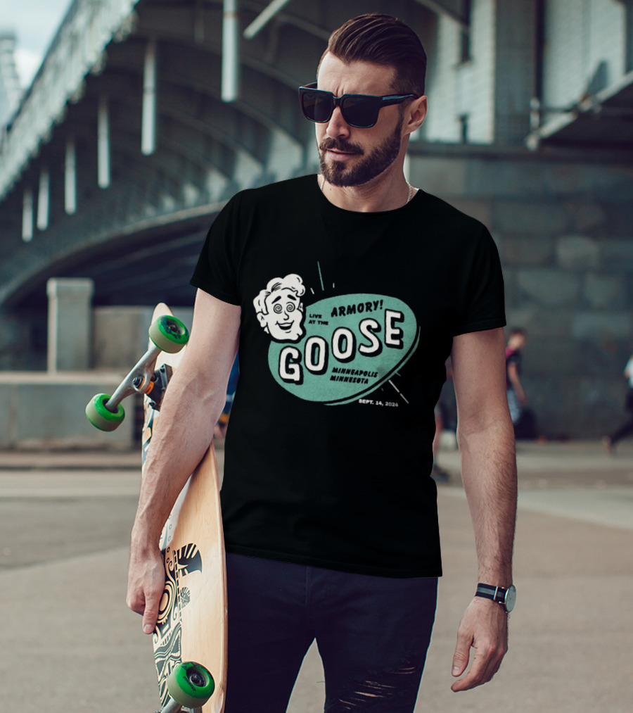 Live At The Armory Goose Minneapolis Minnesota Sept 14 2024 Event T-Shirt