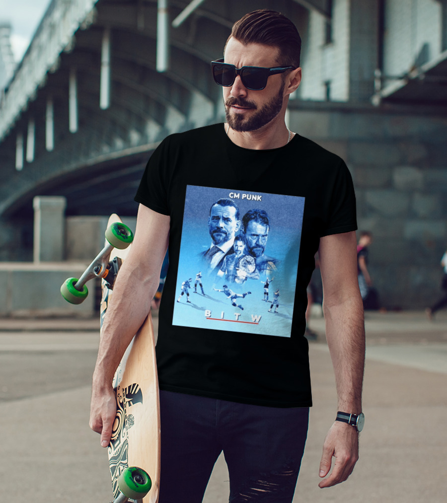 CM Punk BITW Wrestling Champion T-Shirt