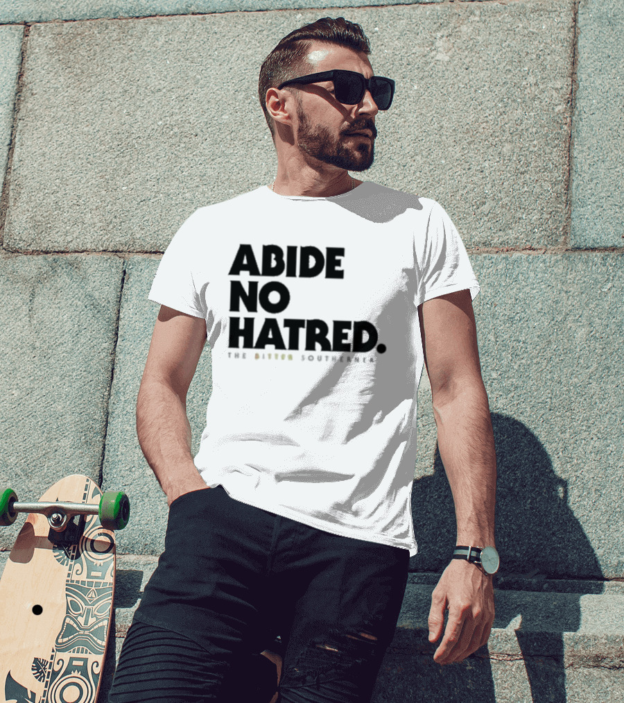 Abide No Hatred Top Button Souvenir T-Shirt
