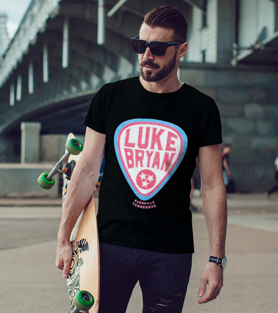 Luke Bryan Nashville Tennessee Pick Three Stars T-Shirt