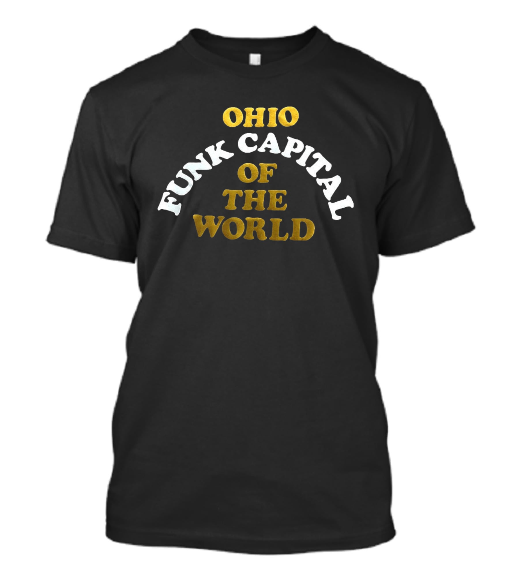 Ohio Funk Capital Of The World Vintage Style Retro Music T-Shirt