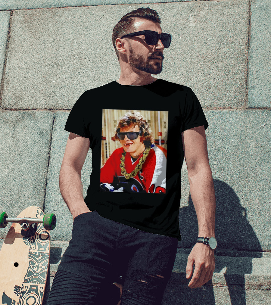 Philadelphia Flyers Bobby Clarke Retro Style Smile Iconic 1970s Nostalgia T-Shirt
