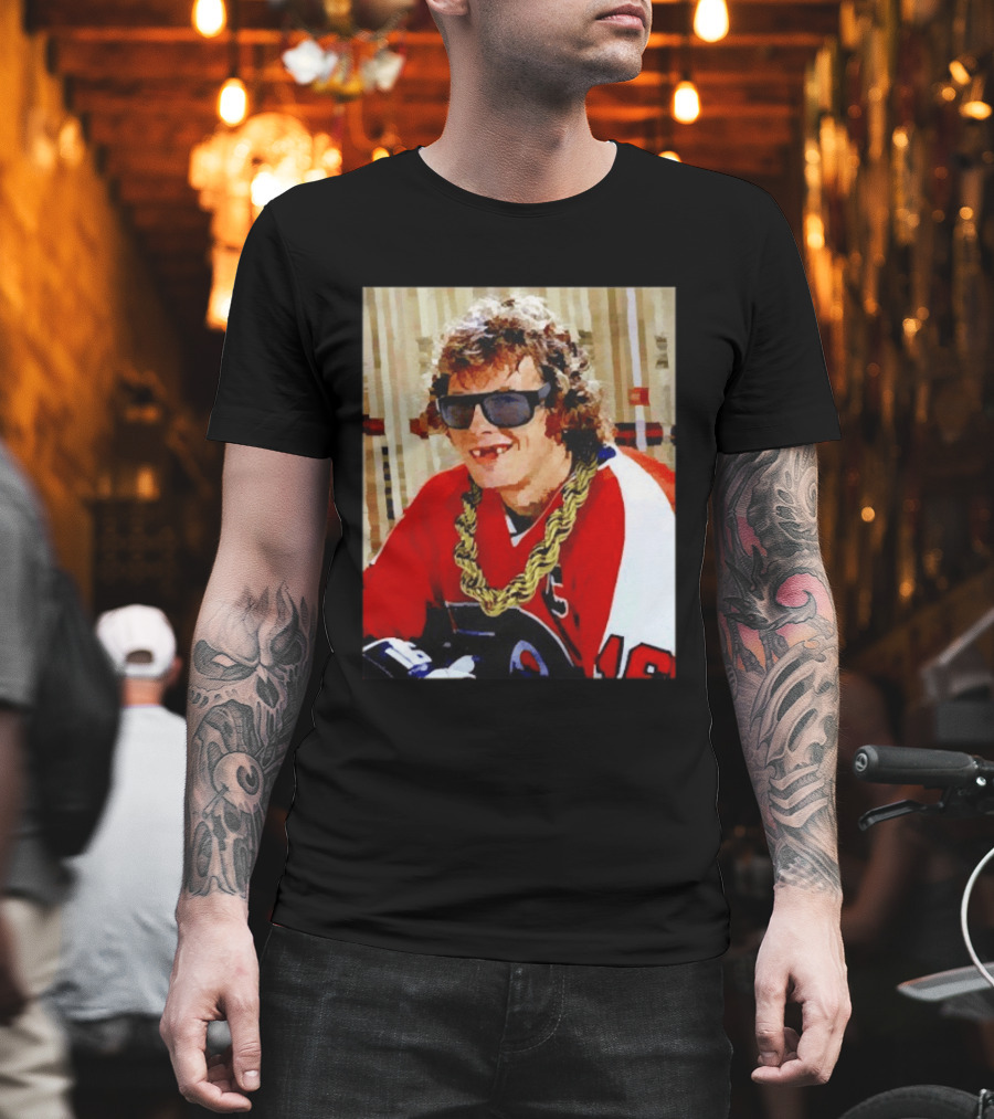 Philadelphia Flyers Bobby Clarke Retro Style Smile Iconic 1970s Nostalgia T-Shirt