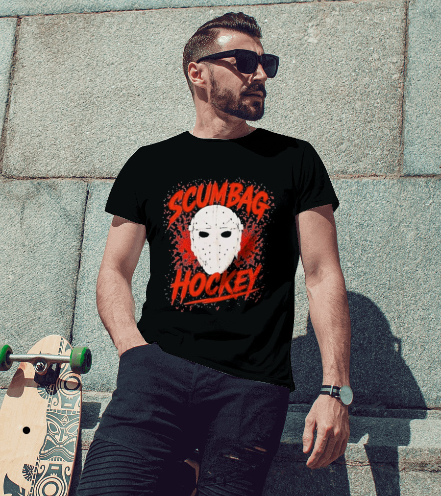 Philadelphia Scumbag Hockey Jason Voorhees Mask T-Shirt