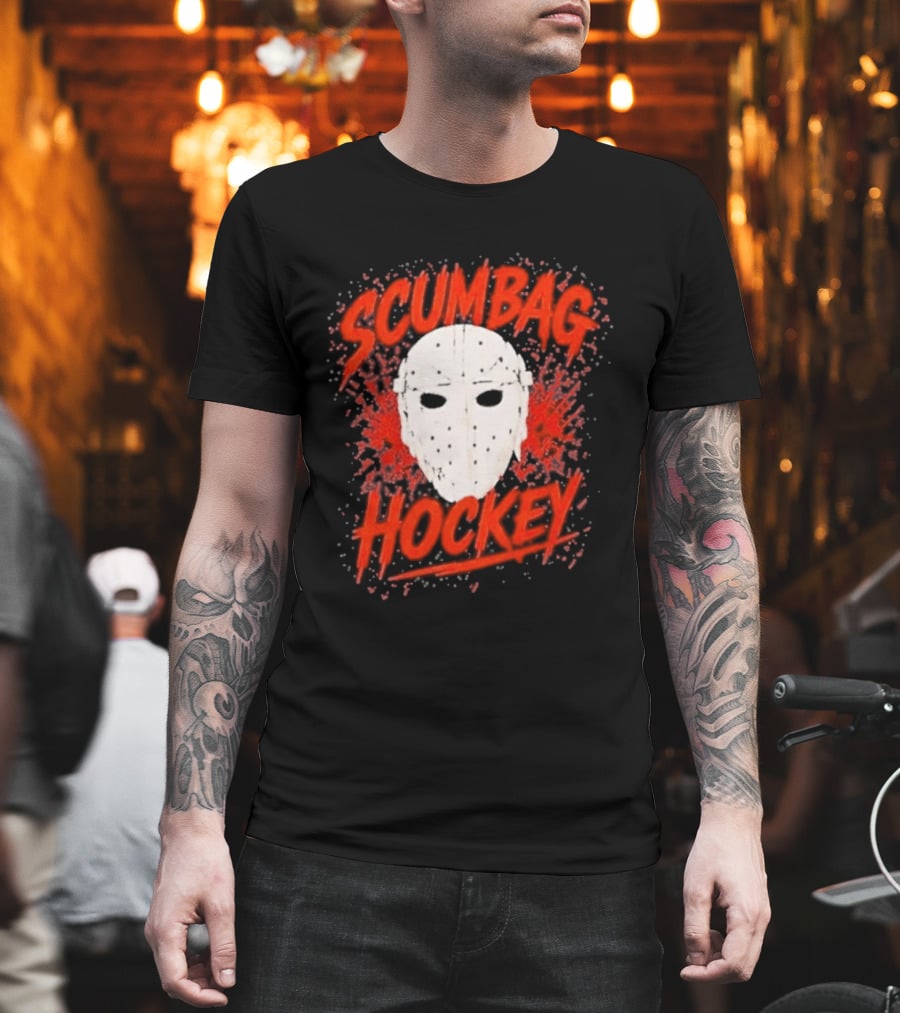 Philadelphia Scumbag Hockey Jason Voorhees Mask T-Shirt