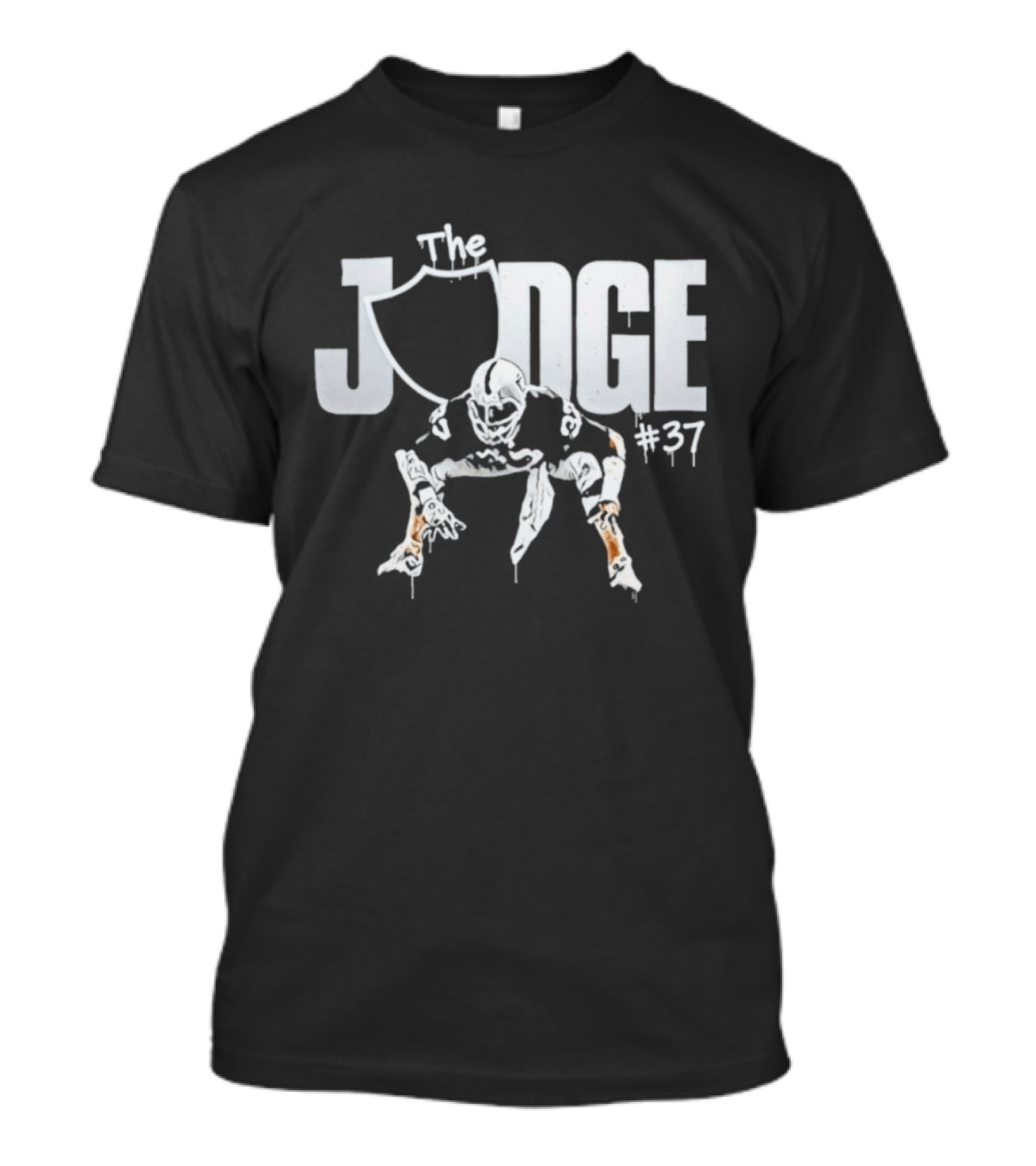 The Judge Las Vegas Raiders 37 Linebacker T-Shirt