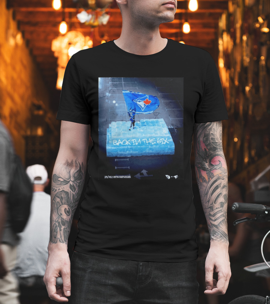 Toronto Blue Jays Back In The 6ix Ice Flag And Blocks T-Shirt