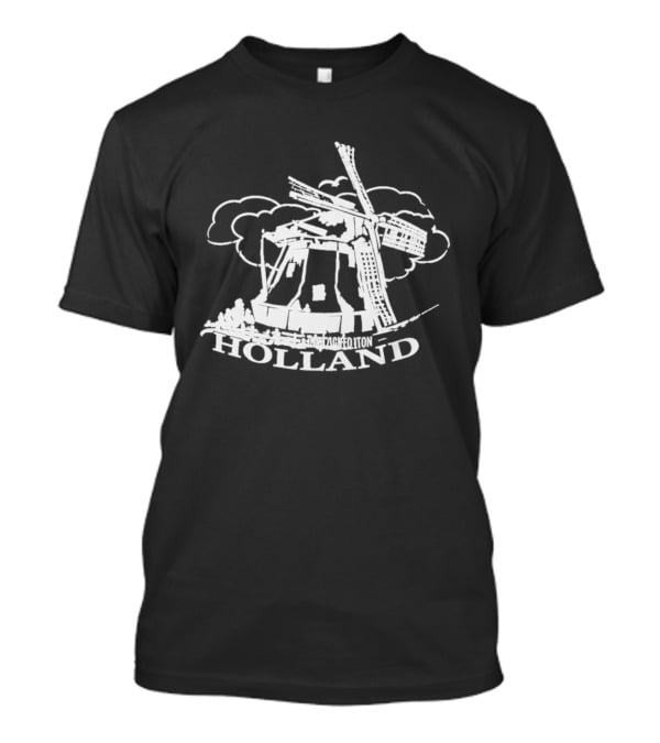Jaafar Jackson Holland Windmill Classic Dutch Scene T-Shirt