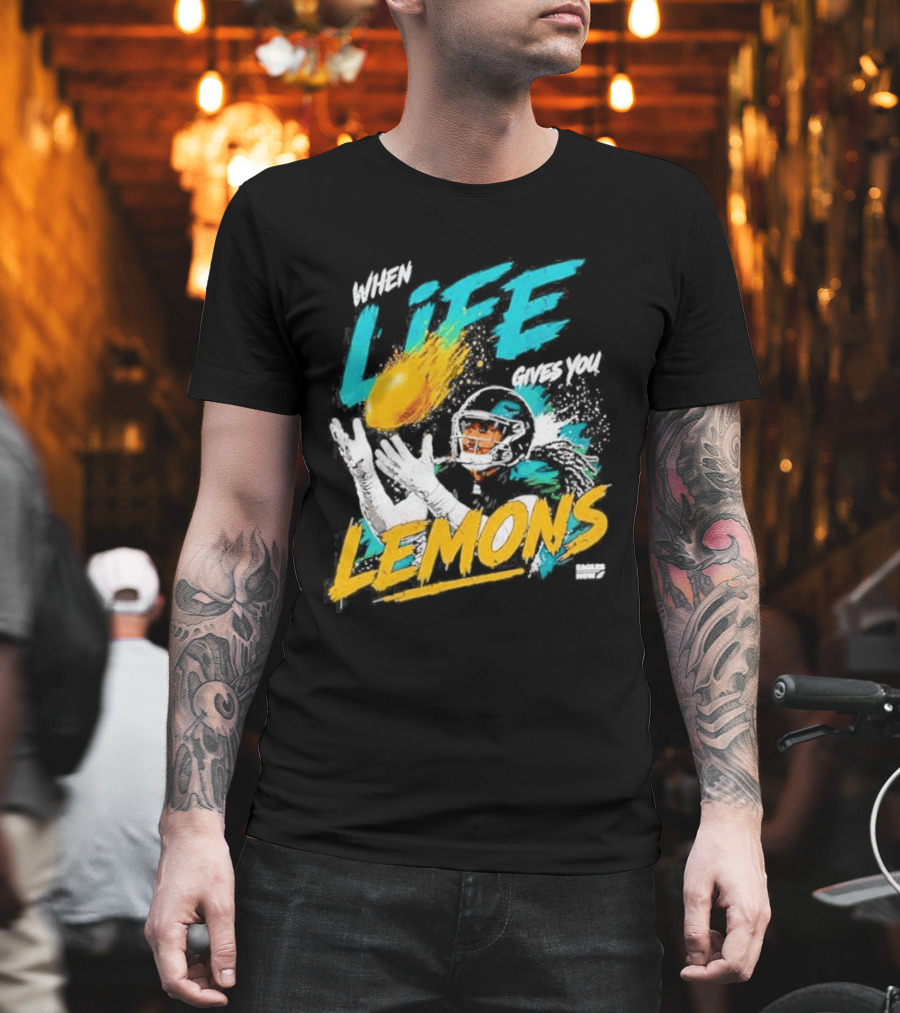 Philadelphia Eagles When Life Gives You Lemons Football Makai Lemon T-Shirt