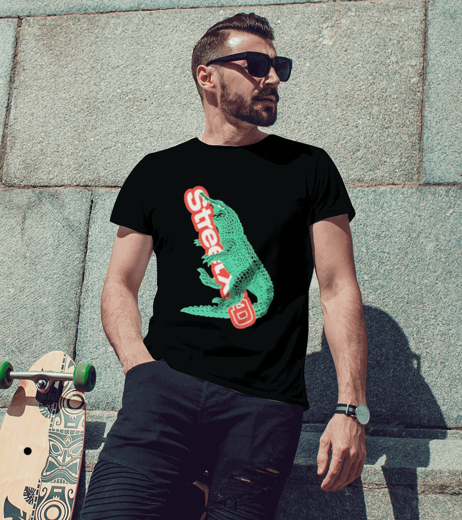 StreetxAD Basilik Gator Vintage Crocodile T-Shirt