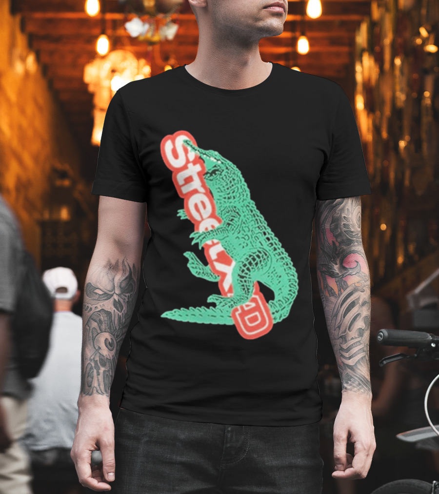 StreetxAD Basilik Gator Vintage Crocodile T-Shirt