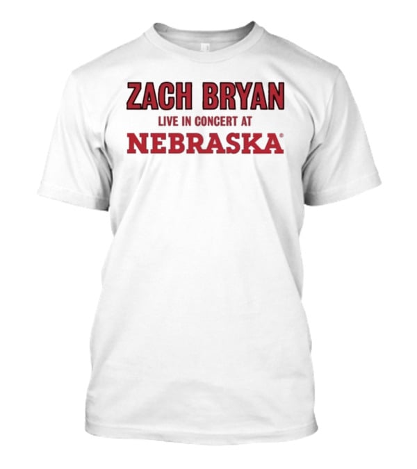 Zach Bryan Live In Concert At Nebraska Event 2026 Heaven On Tour T-Shirt