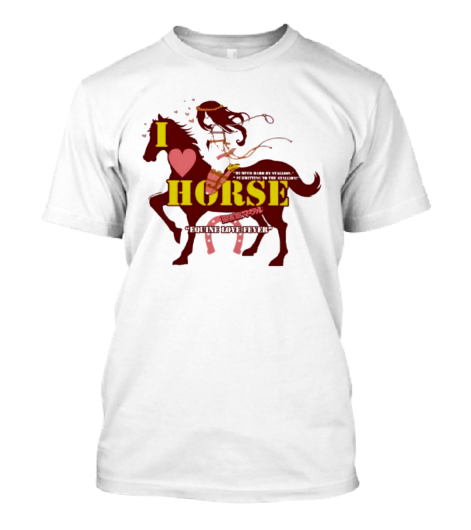 I Love Horse Equine Heart Fever T-Shirt