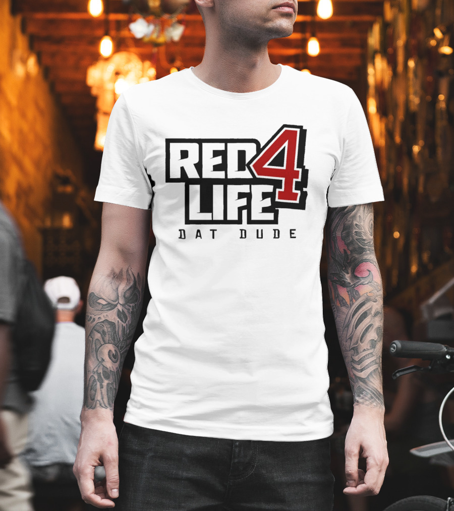 Red4Life Bat Dude Cincinnati Reds Baseball Fan Spirit T-Shirt