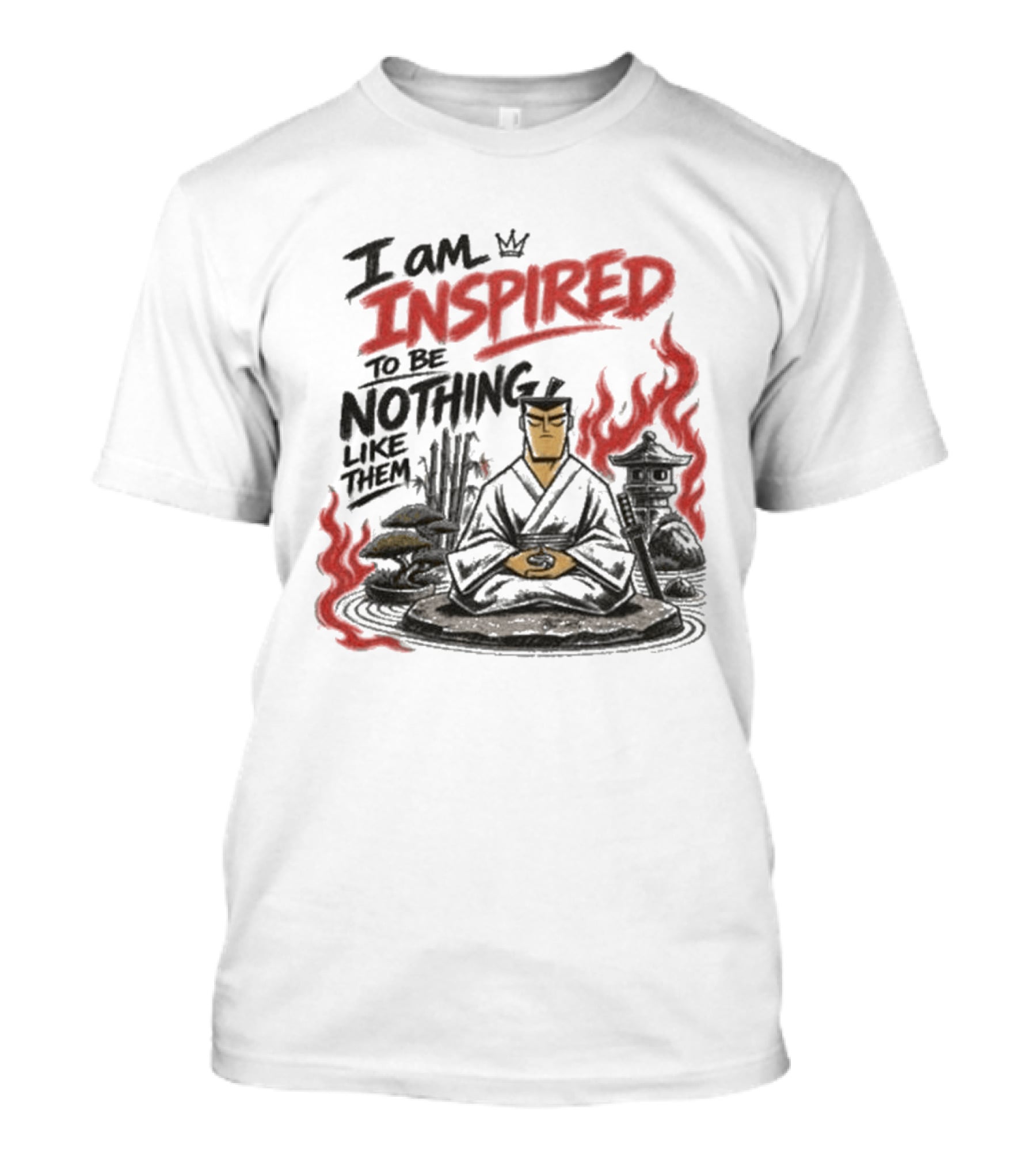 I Am Inspired To Be Nothing Like Them Third Eye Kingdom Be Different T-Shirt