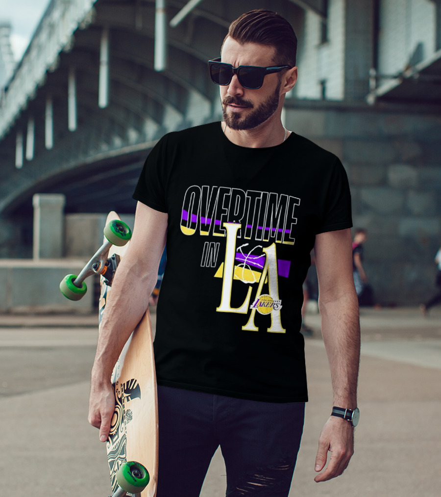 Overtime In LA Lakers Basketball T-Shirt