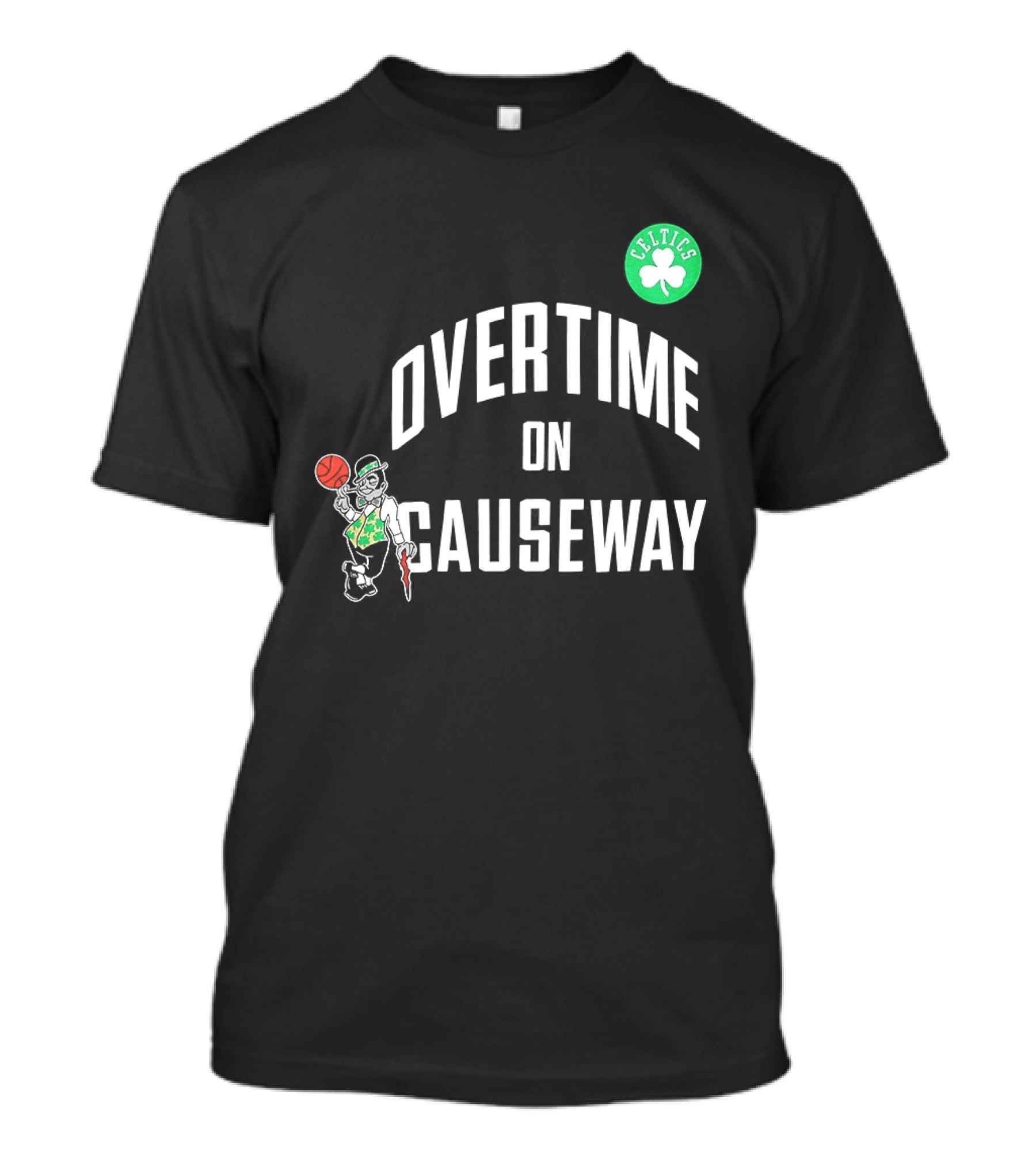 Boston Celtics Overtime On Causeway NBA Team T-Shirt