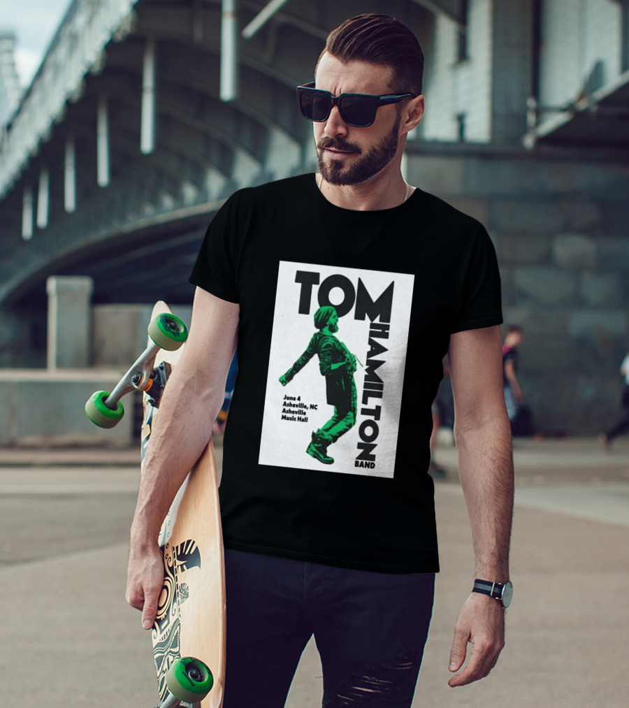 Tom Hamilton Band Asheville NC June 4 Asheville Music Hall T-Shirt