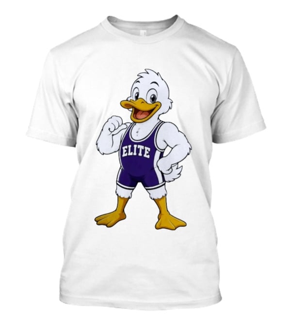 Elite Wrestling Duck Cartoon T-Shirt