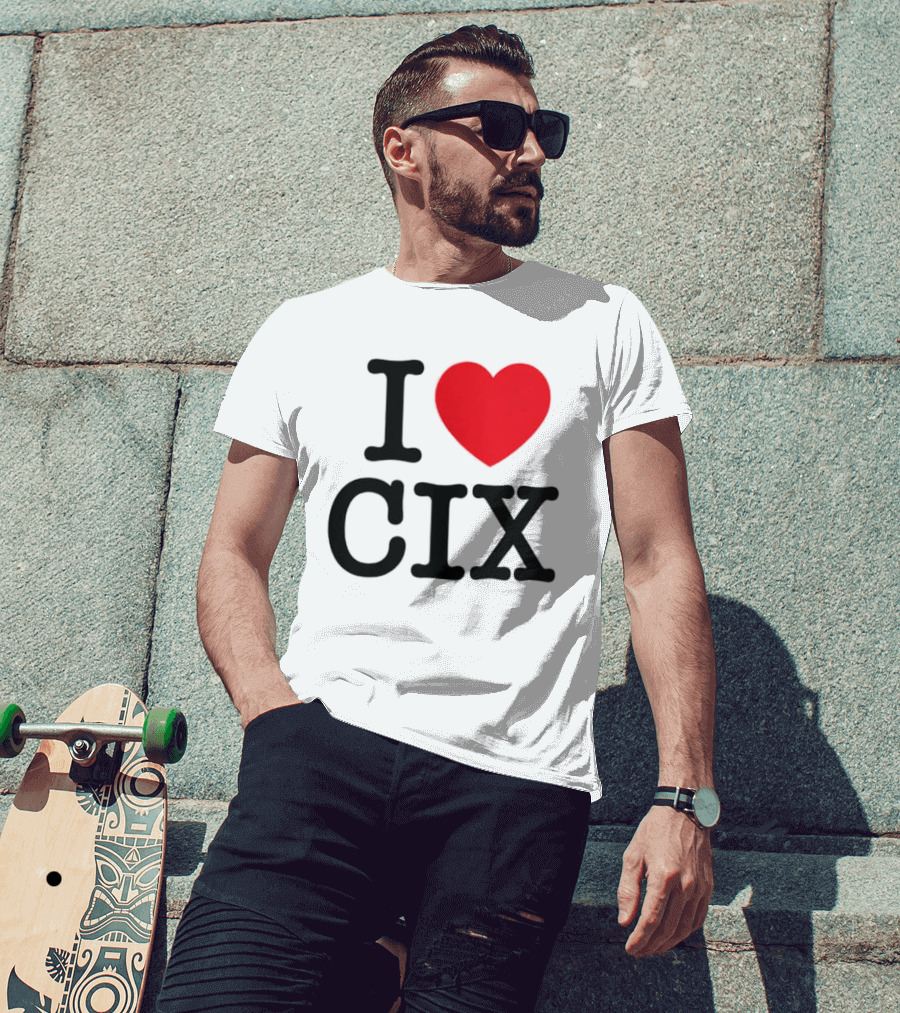 I Love CIX Fan Merchandise With Heart T-Shirt