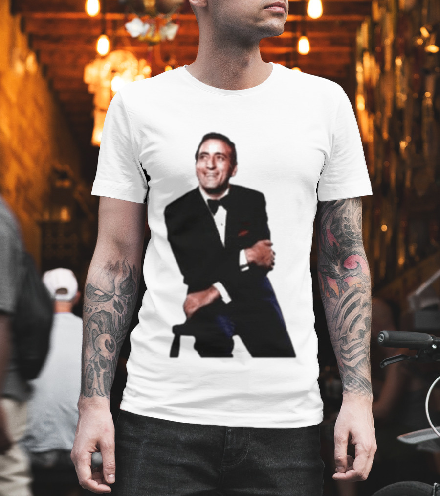 Tony Bennett The Way You Look Sitting Pose T-Shirt