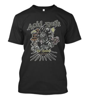 Acid Bath Dr Seuss Is Dead Psychedelic Cat In The Hat T-Shirt