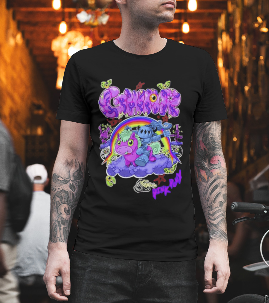Gwar Pink Pony Club Rainbow Fantasy Adventure T-Shirt