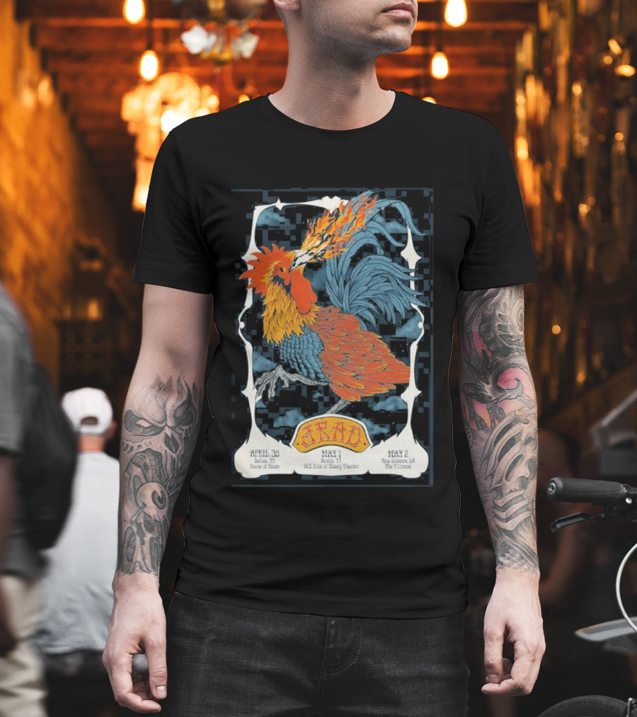Joe Russo's Almost Dead Rooster Tour April 30 Dallas 2026 House Of Blues T-Shirt