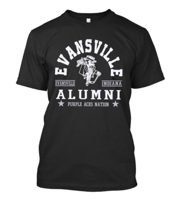 Evansville Indiana Alumni Purple Aces Nation T-Shirt