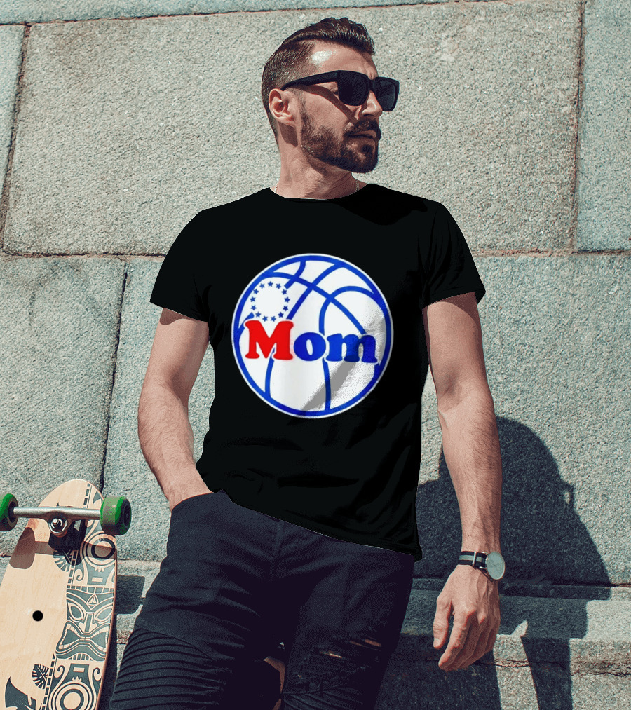 Philadelphia 76ers Basketball Mom 2026 T-Shirt