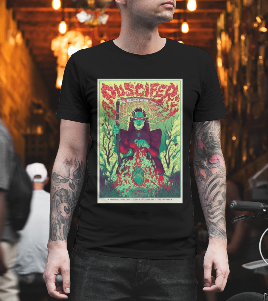 Puscifer Normal Isn't Chesterfield MO Apr 30 2026 St Louis MO The Factory T-Shirt