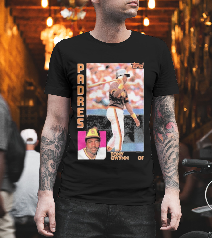 San Diego Padres Tony Gwynn 2026 Topps Baseball Card T-Shirt