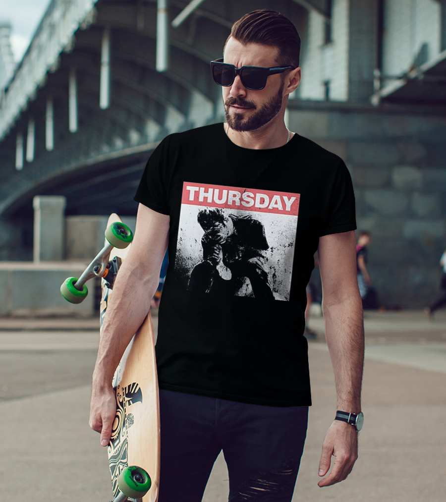 Thursday Sitting Alone In The Dark Of The Stadium Grunge T-Shirt